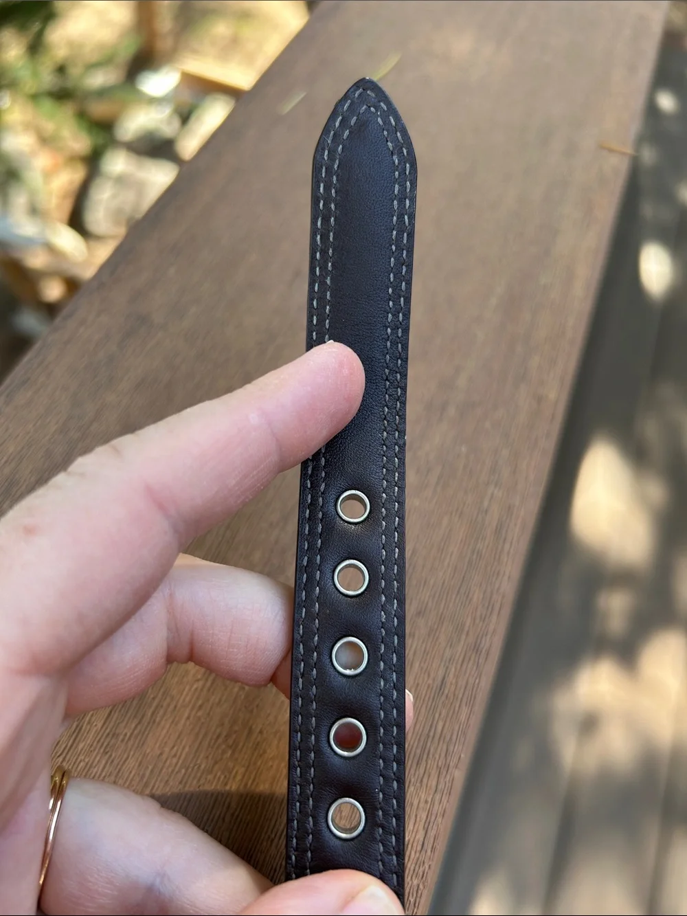 Coach Brown Signature Jacquard Pet Collar